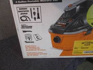 lot 37 image: Ridgid 4 Gal. 5.0-Peak HP Portable ...