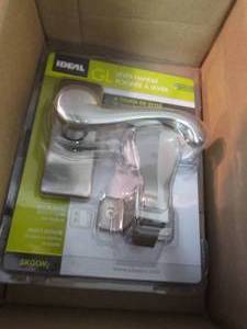 lot 45 image: Ideal Security Satin Silver Storm D...
