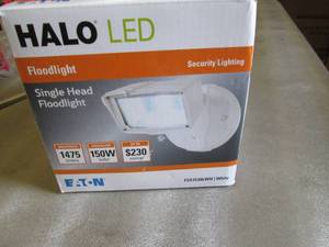 lot 61 image: Halo White Outdoor Integrated LED S...