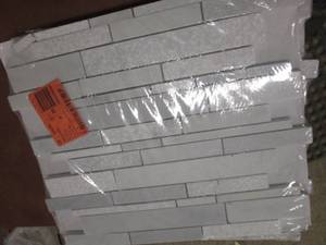 lot 76 image: 6 Sheets Daltile Stone Decor Glacie...