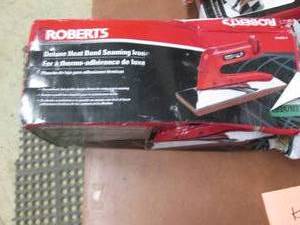 lot 112 image: Roberts Deluxe Heat Bond Seaming Ir...