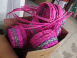 lot 133 image: Large Lot of Woven Easter Baskets m...