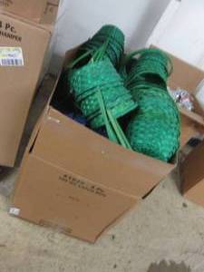 lot 134 image: Large Lot of Woven Easter Baskets s...
