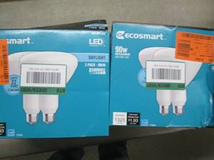 lot 186 image: 2 EcoSmart 90-Watt Equivalent BR40 ...