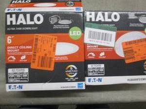 lot 192 image: 2 Halo HLB 6 in. Selectable CCT New...