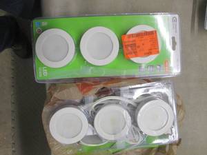 lot 196 image: 2 Commercial Electric 3-Light LED W...