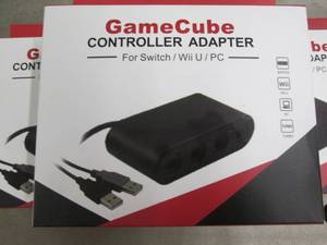 lot 265 image: 5 Game Cube Controller Adapters W3...
