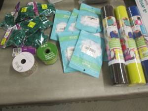 lot 271 image: 3 Rolls Multipurpose Fabric, Pompom...