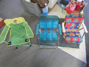 Childrens Folding Camping or Beach Chairs