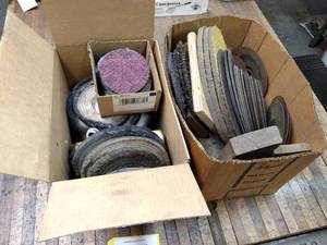 lot 123 image: Asstd Abrasive Wheels & Buffing Wh...