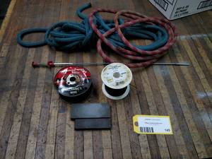 lot 145 image: Mechanics Wire, Hones, Rope, & Pick...