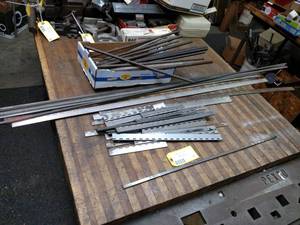 lot 161 image: Asstd Hinges, Ready Rods, & Key St...