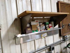 lot 163 image: (2) Shelf Units with Asstd Hardwar...