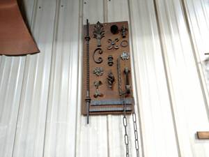 lot 174 image: Ornamental Iron Hardware Display...