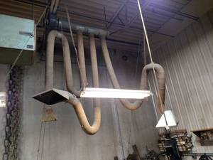 lot 47 image: 3 Station Welding Fume Extractor, J...