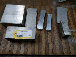 lot 180 image: Aluminum Blocks...