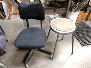 lot 191 image: Chair & Stool...