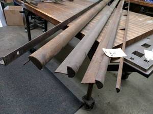 lot 3A image: (4) Bending Dies, 8, Wood Core...