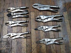 lot 86 image: (8) Vise Grip Clamps...