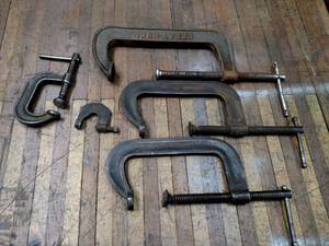 lot 87 image: (5) C-Clamps...