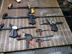 lot 91 image: (7) Asstd Bar Clamps...