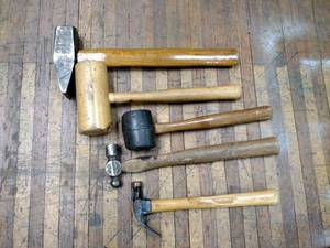 lot 95 image: (5) Hammers...
