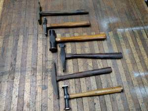 lot 97 image: (6) Bodywork Hammers...