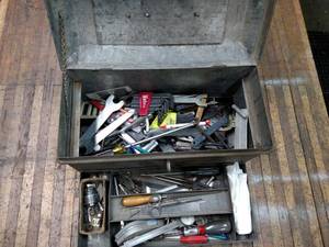 lot 114 image: Tool Box with Tools...