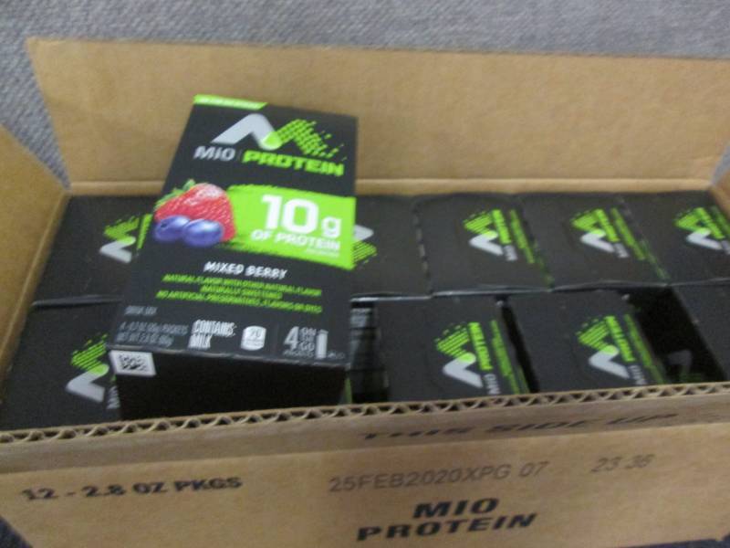 Case of Mio Protein Drink Mix Mixed...