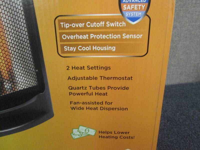 Comfort Zone 1500-Watt Electric Qua...