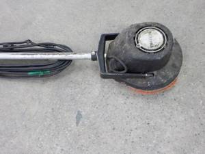 Oreck Floor Cleaning Machine powers on