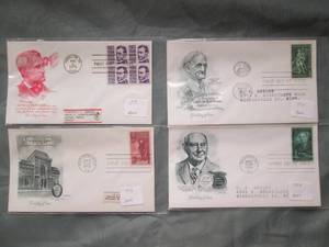 (4) First Day Issue Stamps See Photos