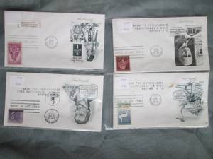 (4) First Day Issue Stamps See Photos