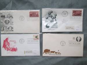 (4) First Day Issue Stamps See Photos