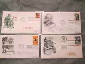 (4) First Day Issue Stamps See Photos
