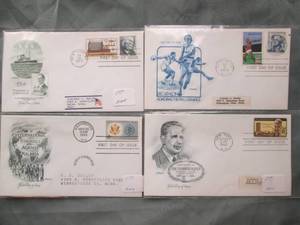 (4) First Day Issue Stamps See Photos