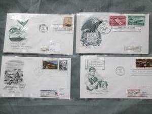 (4) First Day Issue Stamps See Photos
