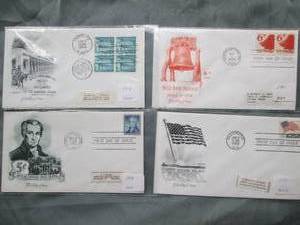 (4) First Day Issue Stamps See Photos