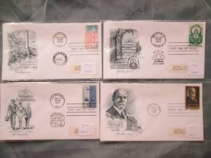 (4) First Day Issue Stamps See Photos