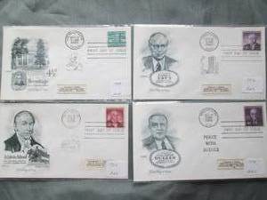 (4) First Day Issue Stamps See Photos