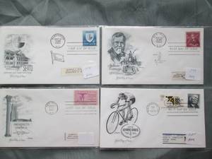 (4) First Day Issue Stamps See Photos