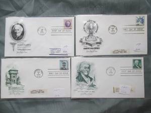 (4) First Day Issue Stamps See Photos