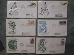 (6) First Day Issue Stamps See Photos