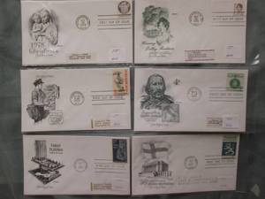 (6) First Day Issue Stamps See Photos