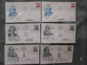 (6) First Day Issue Stamps See Photos