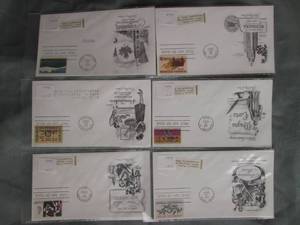 (6) First Day Issue Stamps See Photos