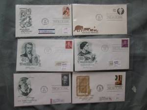 (6) First Day Issue Stamps See Photos