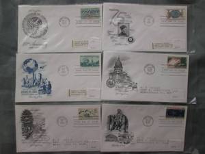 (6) First Day Issue Stamps See Photos