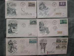 (6) First Day Issue Stamps See Photos
