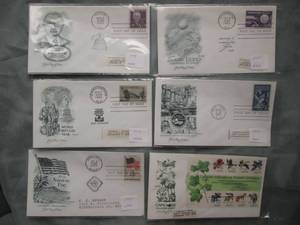 (6) First Day Issue Stamps See Photos